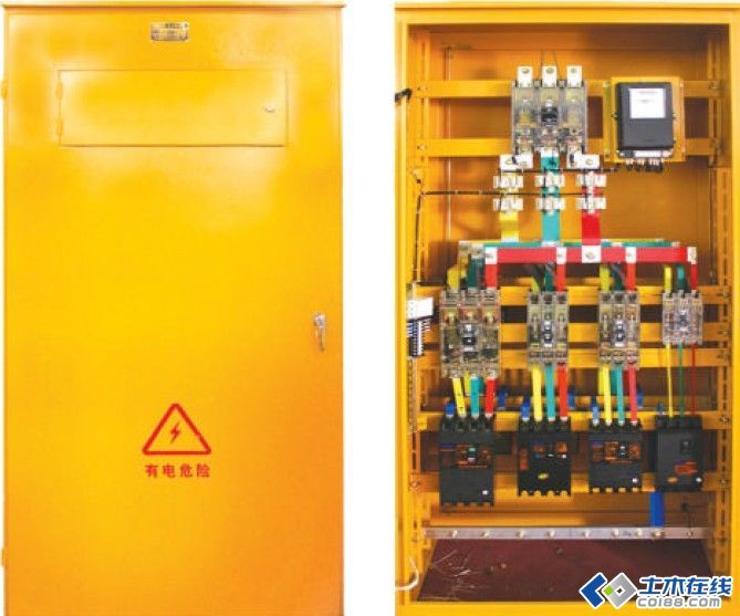 照明配电箱安装节点图cad资料下载-三级配电 二级保护一机一闸一漏一箱配电箱