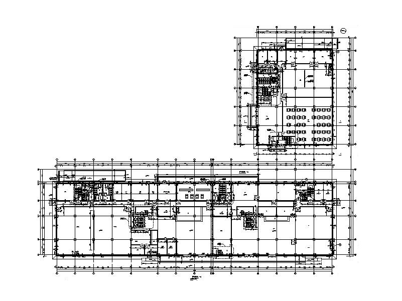 l形框架结构酒店 办公楼建筑施工图2017