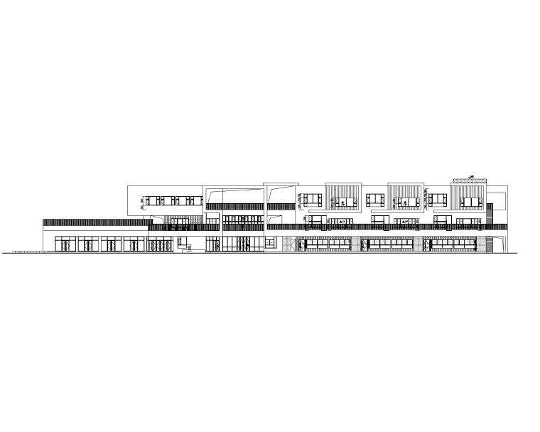18层建筑施工图设计资料下载-绿色设计|3层框架结构幼儿园建筑施工图2018