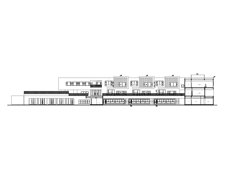 绿色设计|3层框架结构幼儿园建筑施工图2018-幼儿园_建筑剖面图