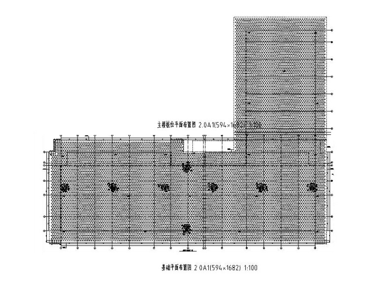 6层办公楼建筑平面图资料下载-6层L形框架结构酒店+办公楼结构施工图2017