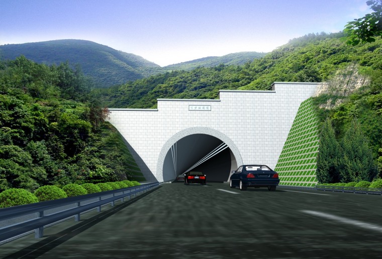 隧道洞门设计CAD图资料下载-公路与铁路隧道洞门与洞门结构构造