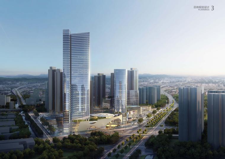 香港规划建筑方案资料下载-佛山市顺德区陈村TOD项目概念规划建筑方案