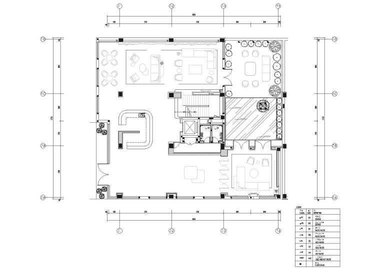 [郑州]G&A_美立方办公会所施工图+官方摄影-一层给排水点位布置图