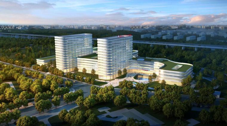 现代风格医院建筑设计资料下载-[北京]现代风格人民医院建筑设计文本