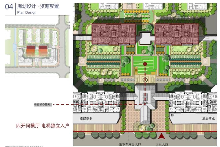 [四川] 欧陆风格红牌楼地块投标文本-规划设计