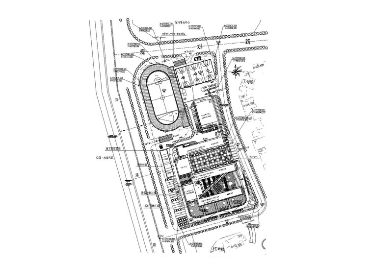 小学地下室建筑施工图资料下载-厦门某体育小学电气施工图含给排水