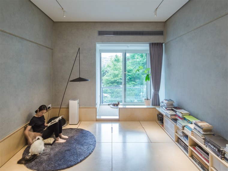 七十平米公寓户型资料下载-杭州盈尺起山-40平米居住空间改造
