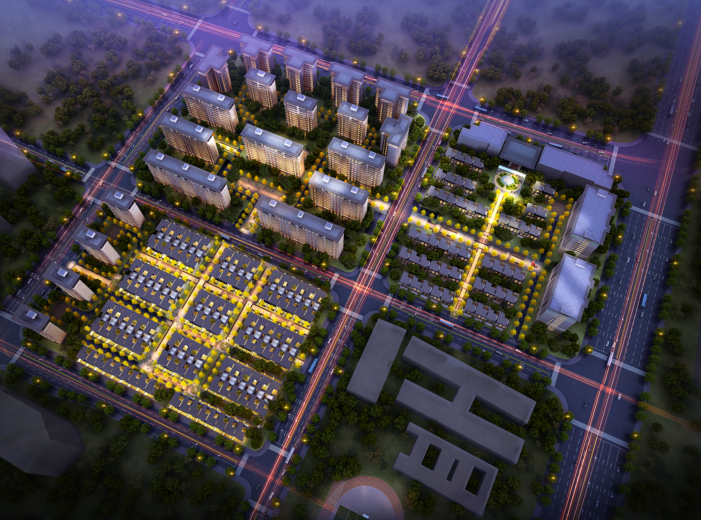 商业项目概念文本资料下载-武侯新城157亩项目概念规划方案文本(HZS)