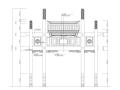 江南风格牌坊施工图纸_CAD