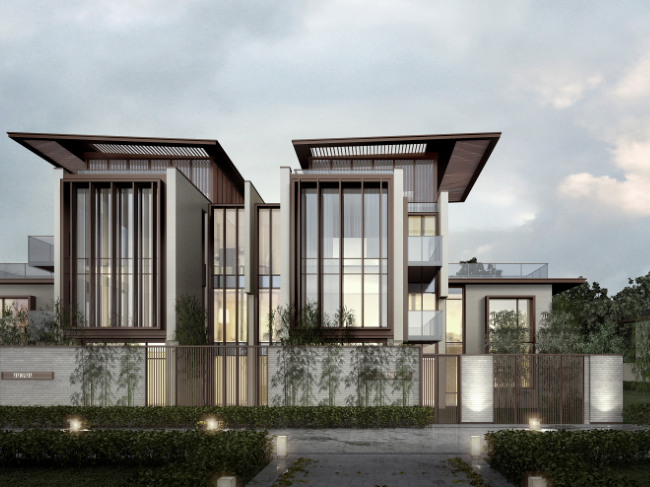 武侯新城157亩项目居住区建筑方案设计文本-效果图3