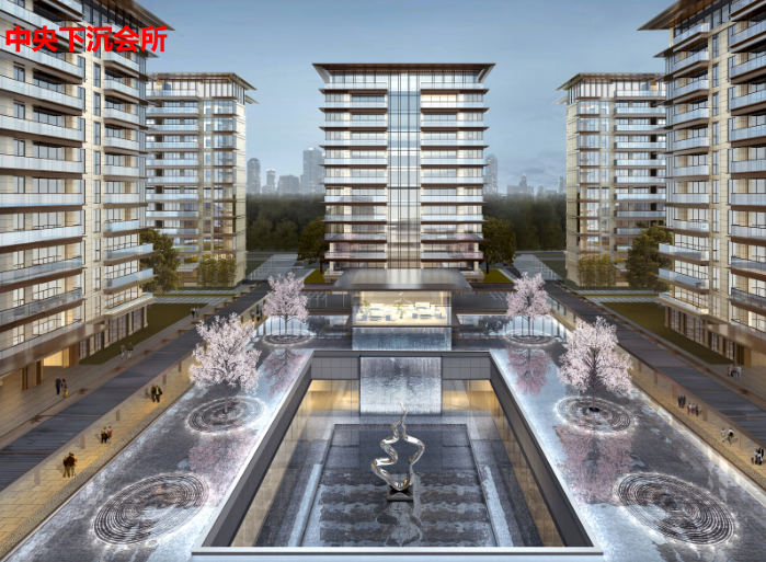 武侯新城157亩项目居住区建筑方案设计文本-效果图4