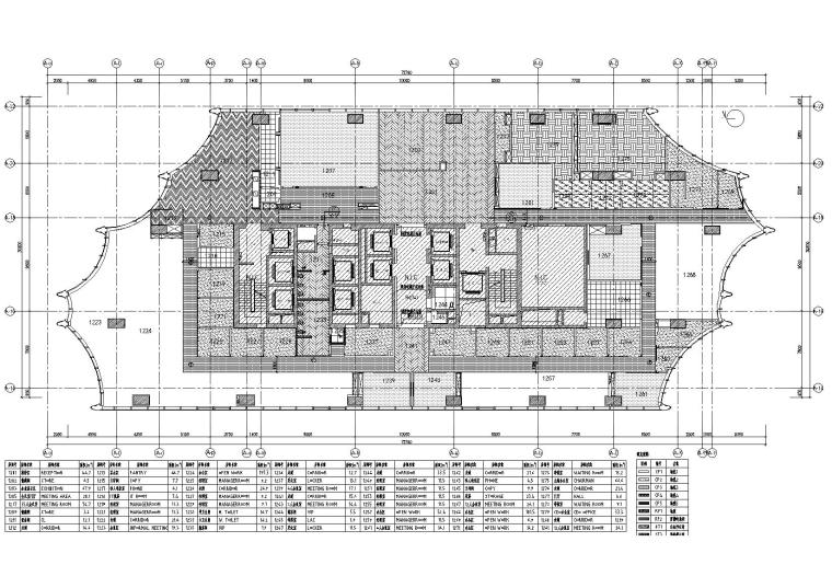 [北京]​Gensler_众美集团总部办公室施工图-地面铺装图