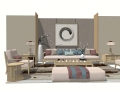 室内装修客厅空间SU模型设计（4）