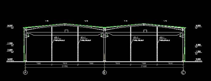 单层钢结构厂房建筑结构图资料下载-多坡多跨单层钢结构厂房怎么设计屋面排水？