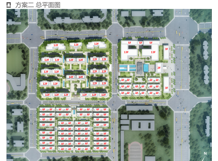 zl武侯新城157亩项目豪宅规划概念设计文本-方案二总平面图