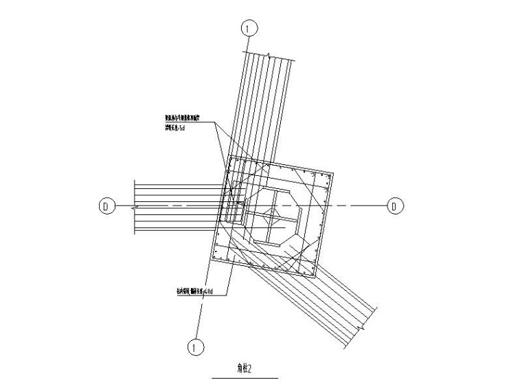 墙柱连接节点图资料下载-型钢混凝土（SRC）柱节点详图CAD
