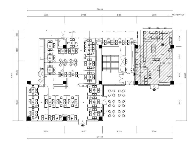 绿色建材与内装资料下载-上海美蛙鱼头460㎡火锅店装修内装施工图