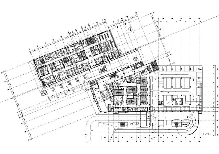 ​[深圳]华阳_罗湖区中医院新院全套施工图-一层平面布置图