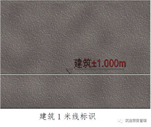 说明: 1,模板拆除后,应按照测量方案及时弹好"建筑标高线".