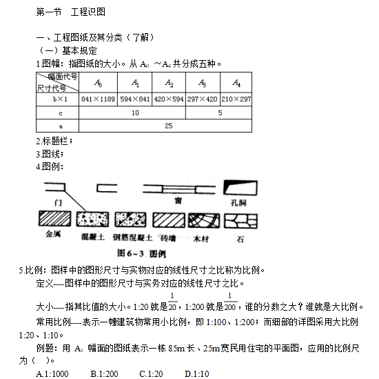 [造价]工程量计算教程-工程识图及例题