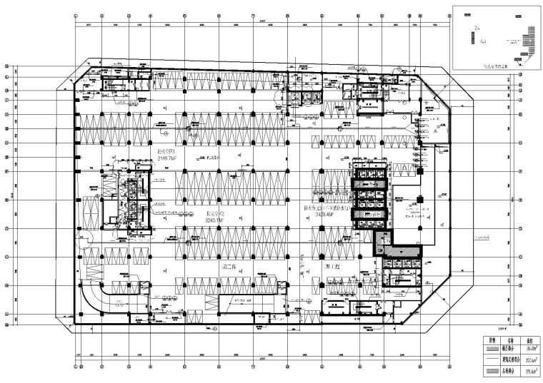 [成都]五星商务君悦酒店项目施工图+实景图-地下五层平面图