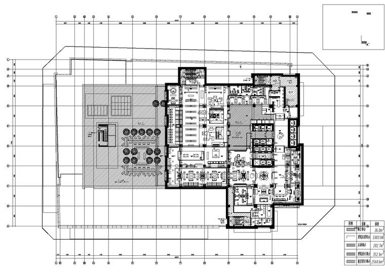 [成都]五星商务君悦酒店项目施工图+实景图-十四层平面图