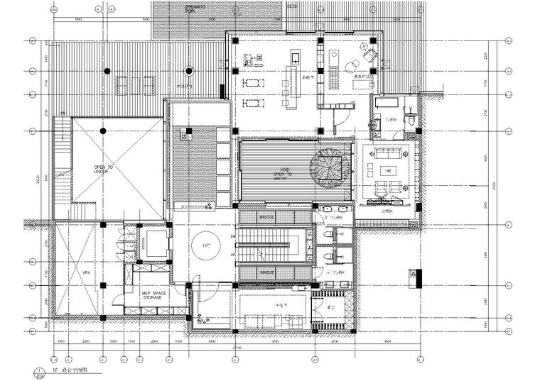 禾公社装饰办公空间资料下载-[福建]华剑_厦门恒禾七尚36#售楼处施工图