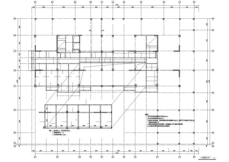 7层楼结构图纸资料下载-十二层框剪结构综合楼结构施工图纸