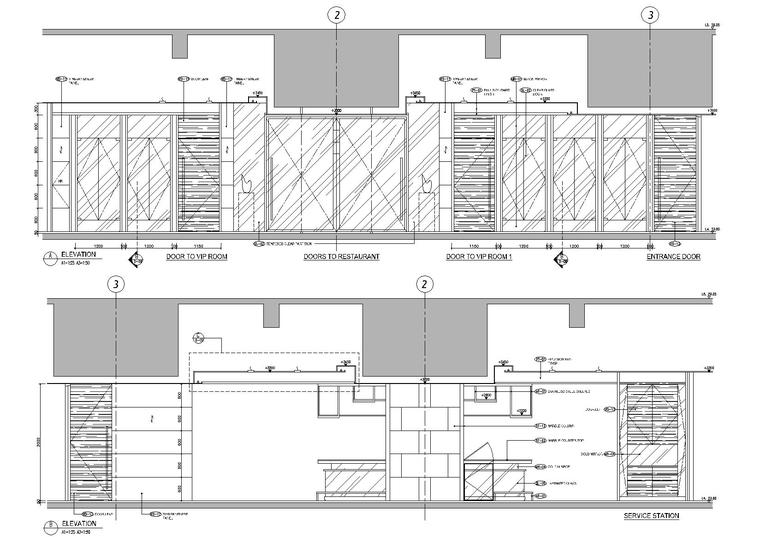 [广东]梁志天_香港中文大学茶餐厅施工图-餐饮空间装修-筑龙室内设计