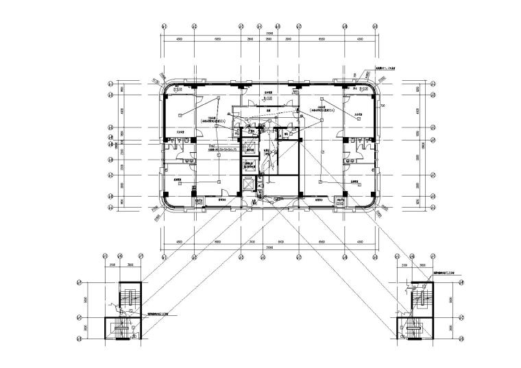 土建住宅图纸资料下载-福州大某型商住办公结合小区土建强电图纸