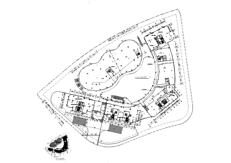 智能化楼宇系统方下载资料下载-福州大某型商住办公结合小区弱电智能化图纸