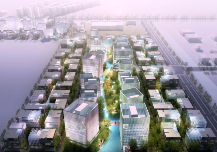 现代风格商业建筑方案资料下载-[上海]现代风格产业园商业建筑方案