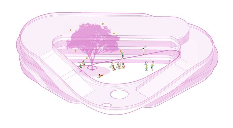 幼儿园栏杆图片资料下载-售楼处建成幼儿园？——皖赣旭辉·翡翠江来