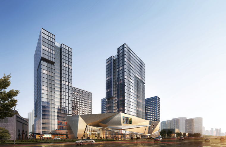 大都会建筑方案资料下载-[上海]大都会风格商业综合体建筑模型设计