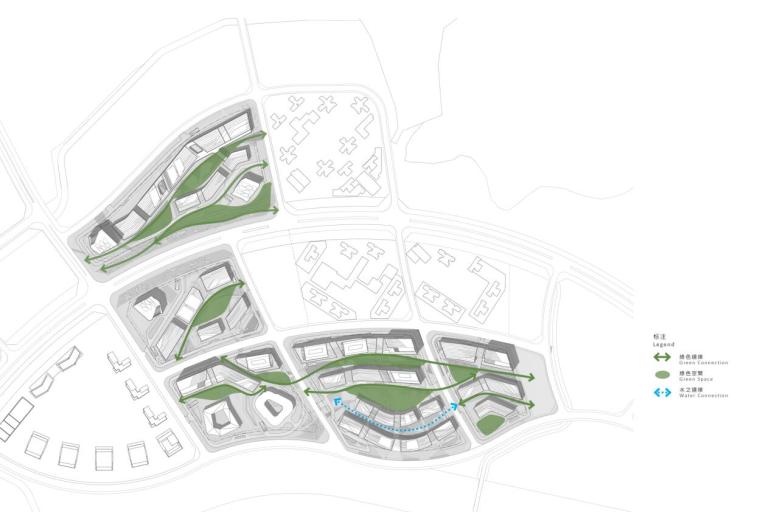 [广东]华发珠海高新区总部建筑设计方案-绿化空间说明