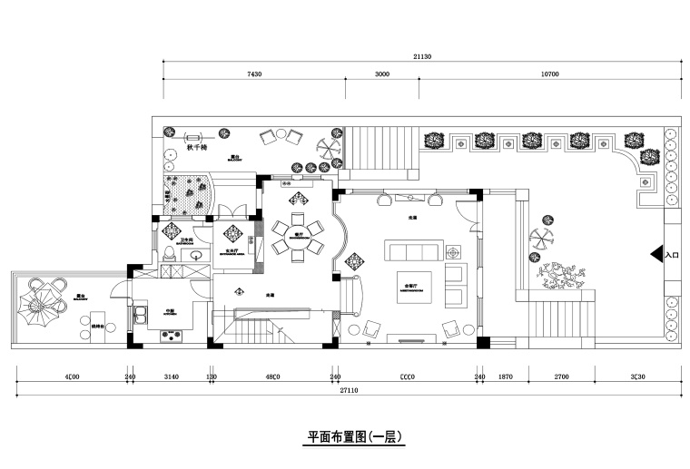 400平中式别墅cad资料下载-400平方米美式混搭风格联体别墅装修施工图