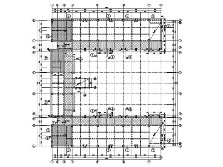 教学楼地基施工图桩基础资料下载-绿建|4层教学楼框架结构施工图2015