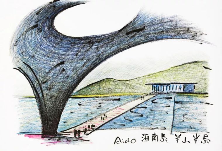 直岛美术馆cad资料下载-安藤忠雄的草图世界