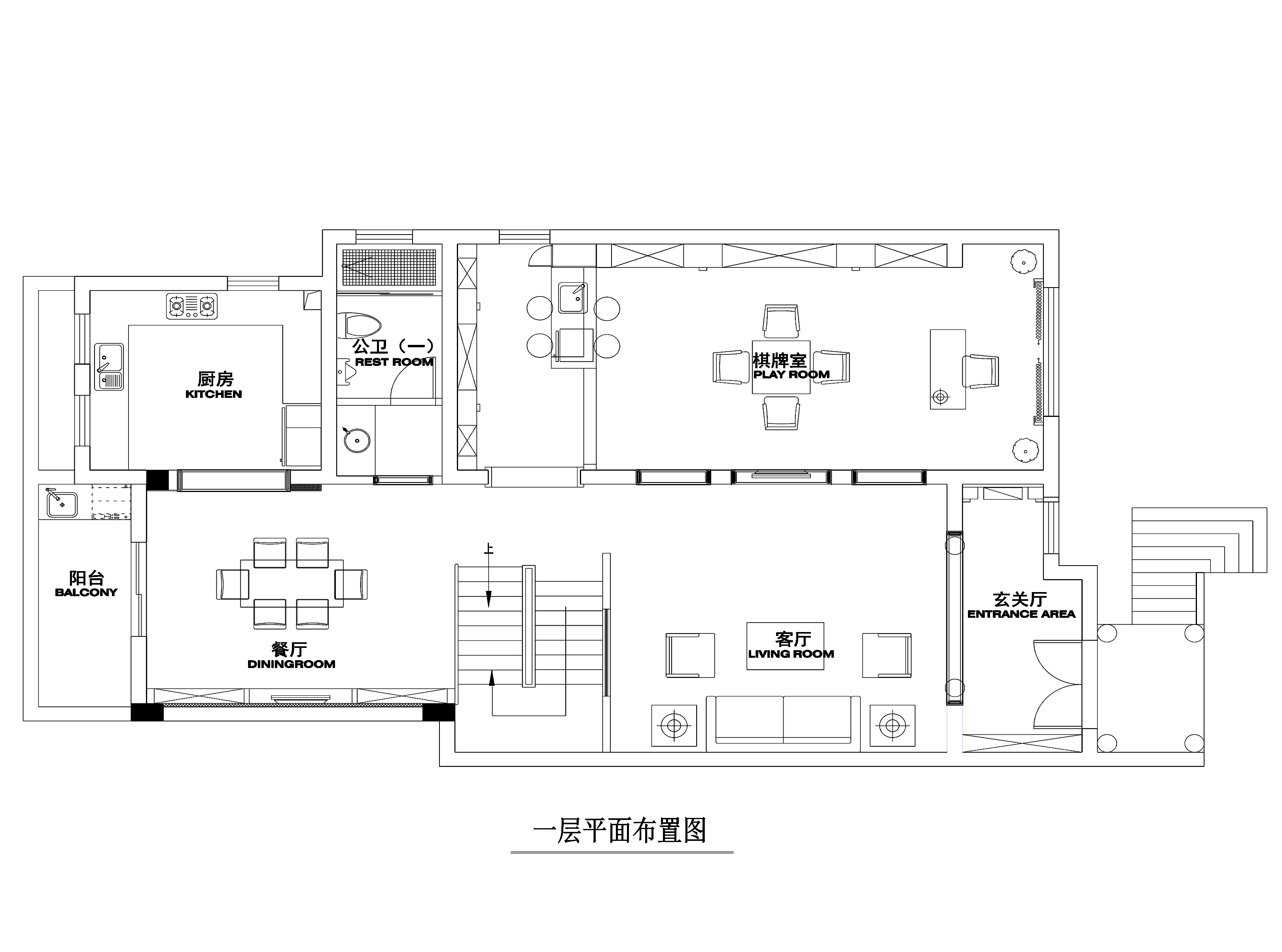 [分享]叠加别墅地下室装修样板图资料下载