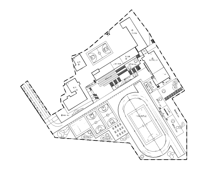 室外景观CAD图快资料下载-[贵州]小学扩建项目室外景观CAD施工图