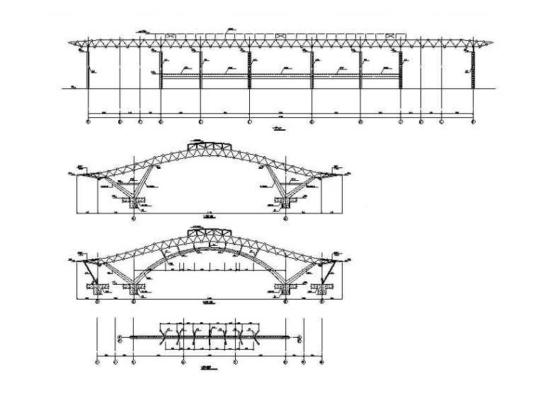 火车站建筑ppt资料下载-钢-混凝土混合结构火车站站房全套结构图