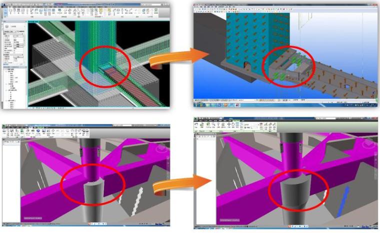 钢结构会展综合体BIM技术应用成果丨32页-钢结构土建碰撞