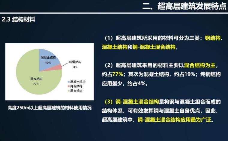 我国超高层建筑结构分析与探讨201905-超高层建筑发展特点_结构材料