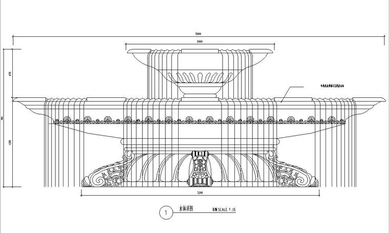 园林景观节点详图|水景施工图设计六-园林景观节点详图水景施工图设计六 (5)