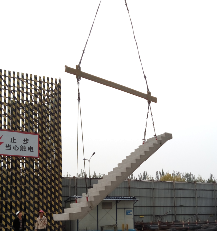 中国预制装配式住宅资料下载-高层住宅装配式预制楼梯施工工法