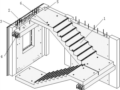 楼层结构平面图与楼梯结构施工图