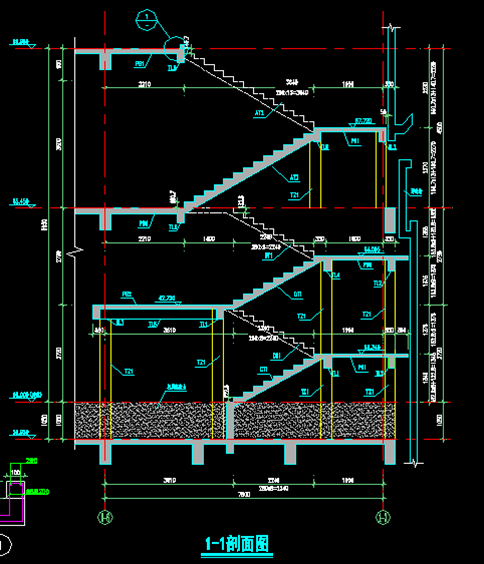 现浇混凝土楼梯施工图资料下载-现浇混凝土楼梯设计与绘制图