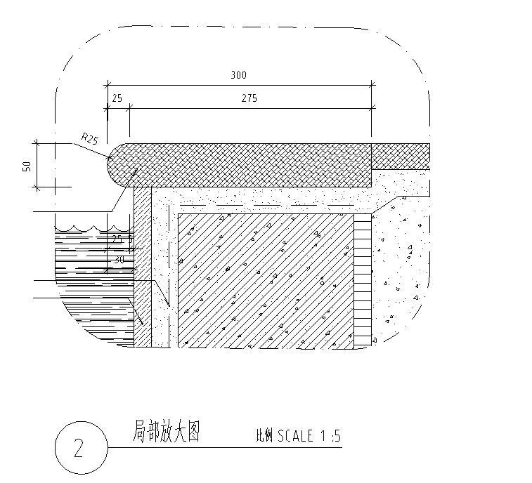 园林景观节点详图|水景游泳池平施工图设计-园林景观节点详图水景施工图设计二游泳池平面图 (2)