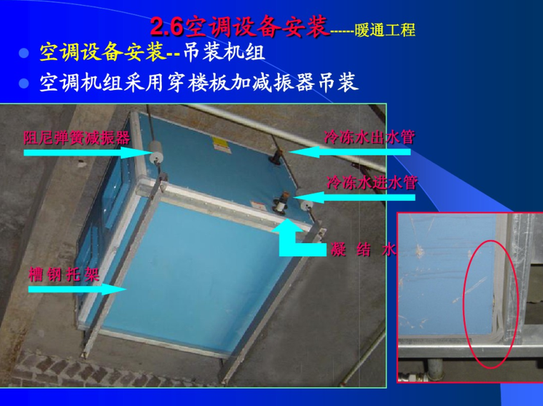 暖通创优工程施工做法要求-吊装机组